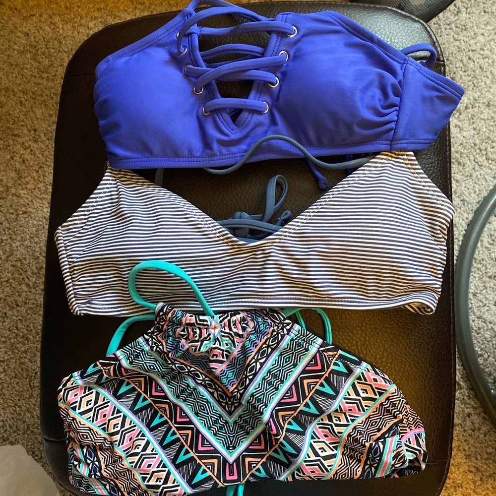 3 bikini tops size